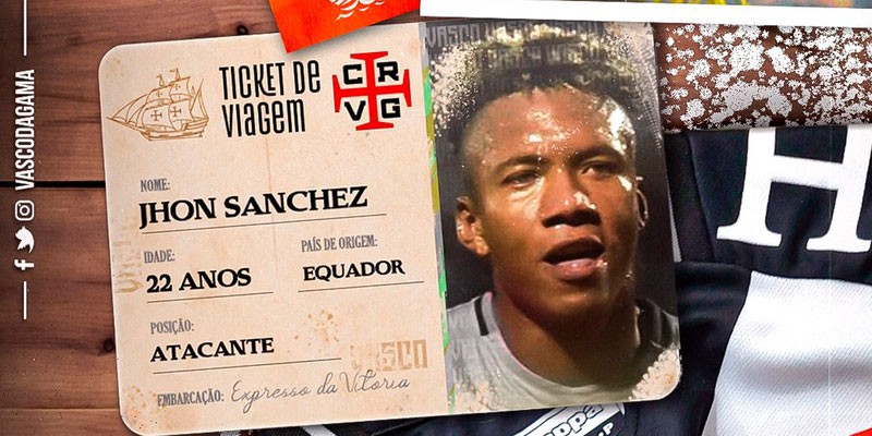 Jhon Jairo Sánchez al fútbol brasileño