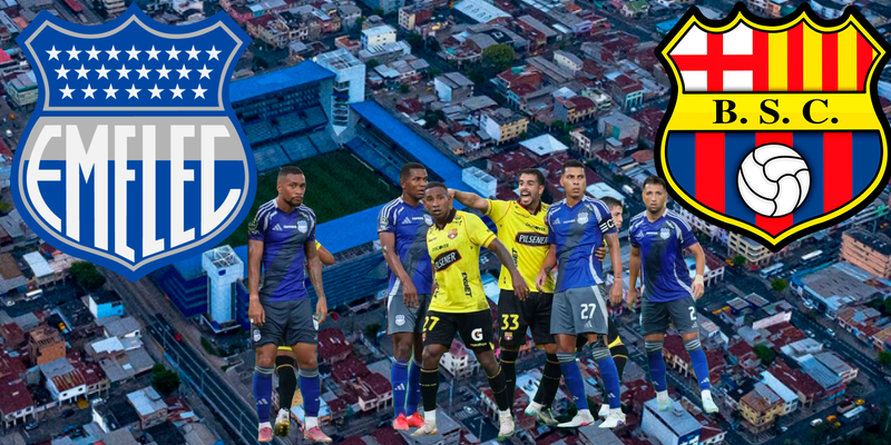 ¡Se destapan las cartas! El posible 11 de Barcelona y Emelec para el Clásico del Astillero