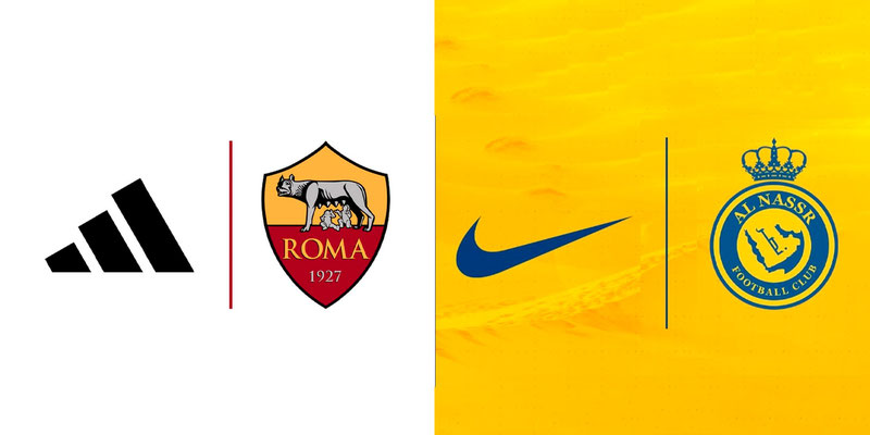 Cambios de patrocinadores en el Al-Nassr y la Roma
