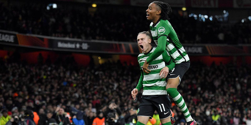 Sporting Lisboa eliminó al Arsenal en Europa League