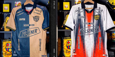 Nueva indumentaria de Barcelona SC por su aniversario