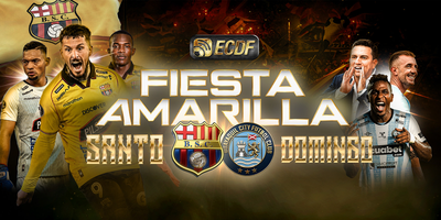 ¡MIRA TODA LA FIESTA AMARILLA POR ECDF! BARCELONA VS GUAYAQUIL CITY