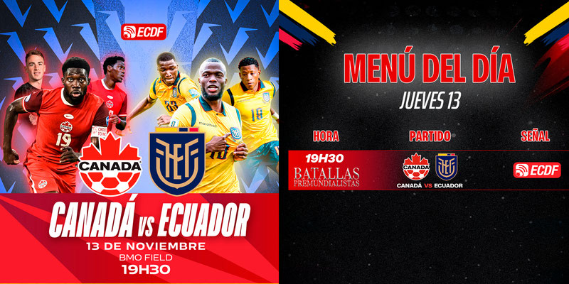 Ecuador vs. Canadá: posibles alineaciones del amistoso mundialista