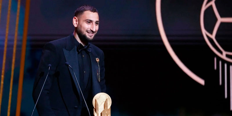 Gianluigi Donnarumma conquista el Trofeo Yashin.