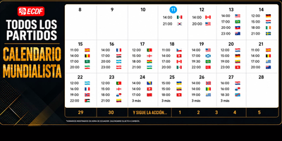 ¡ECDF TE TRAE EL CALENDARIO COMPLETO DEL MUNDIAL 2026!