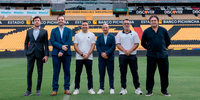 ¡EL CUERPO TÉCNICO DE MARCELO GALLARDO VISITÓ BARCELONA SC!