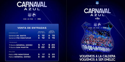 Con ilusión renovada, Emelec pone a la venta las entradas para su debut