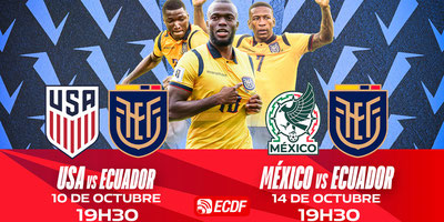 ECUADOR CONFIRMA AMISTOSOS PREVIO AL MUNDIAL  2026.