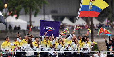Ecuador se hizo presente en la inauguración de los Juegos Olímpicos
