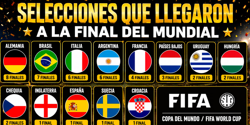 ¡EL MUNDO TIENE CUATRO REYES! Brasil, Alemania, Italia y Argentina dominan la historia de los Mundiales