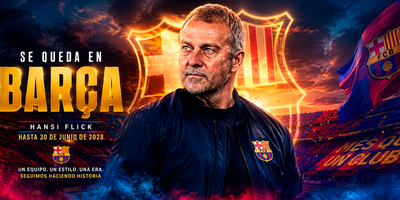 ¡Hansi Flick se queda en el Barça! El arquitecto hasta el 2028