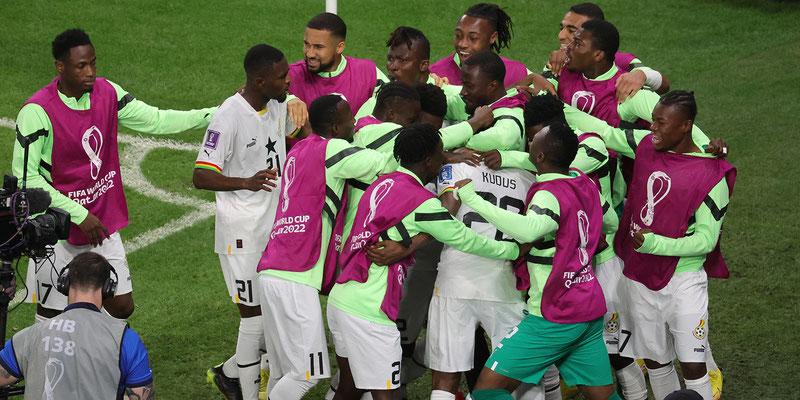 Ghana derrotó a Corea del Sur en un partido lleno de goles