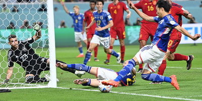 La FIFA explicó el segundo gol de Japón ante España