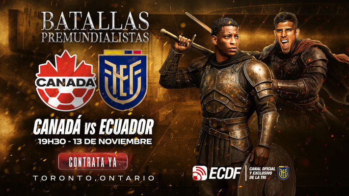 ¿DÓNDE VER CANADÁ VS ECUADOR?