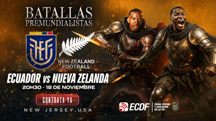 ¿DÓNDE VER ECUADOR VS NUEVA ZELANDA?