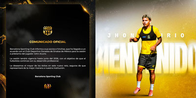 Jhon Acurio deja Barcelona y es nuevo refuerzo de Dorados.