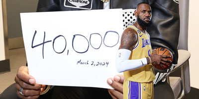 El ‘Rey’ LeBron James alcanzó los 40.000 puntos