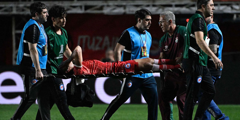 Luciano Sánchez sufrió una luxación completa de rodilla