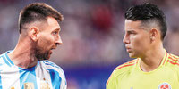 Lionel Messi vs James Rodríguez, duelo de genios