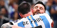 De Paul: “Lo hicimos por Messi”