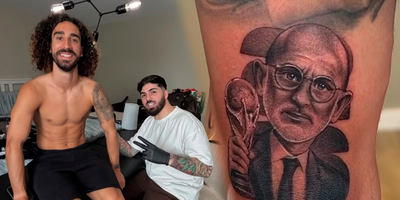 ¡Promesa cumplida! Cucurella se tatuó a Luis de la Fuente