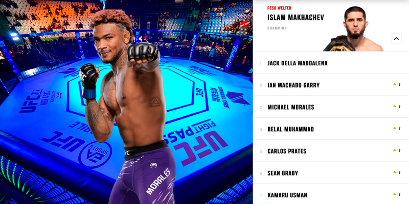 El invicto Michael Morales enciende la división wélter de la UFC