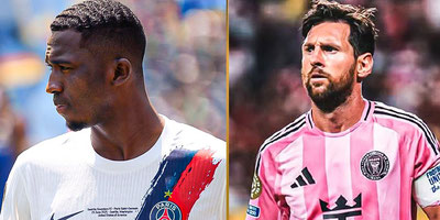 Messi vs el muro ecuatoriano Willian Pacho.