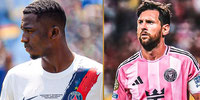 Messi vs el muro ecuatoriano Willian Pacho.