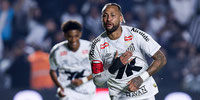 Neymar ilusiona al Santos con golazo.