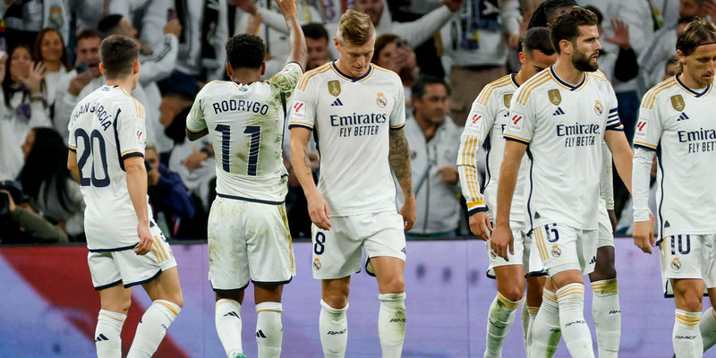 Goleada del Real Madrid en La Liga