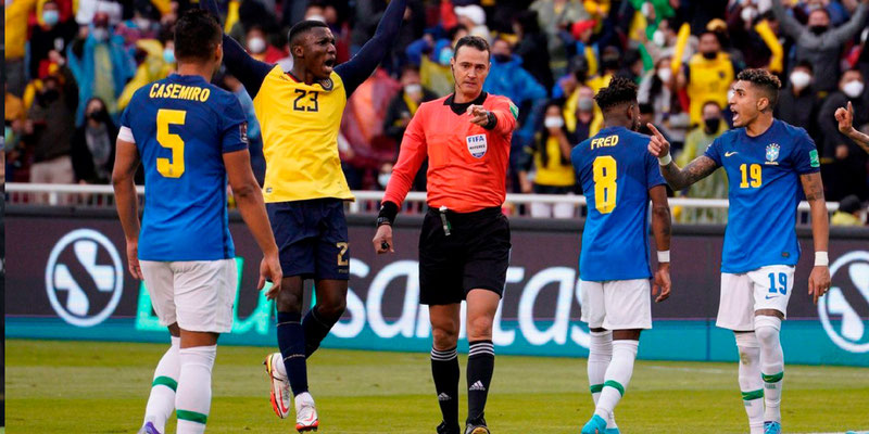 Wilmar Roldán pitará el Ecuador vs Venezuela