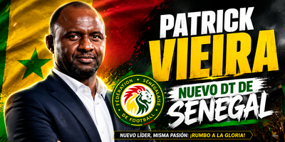 ¡Una leyenda toma el control! Patrick Vieira ya es DT de Senegal