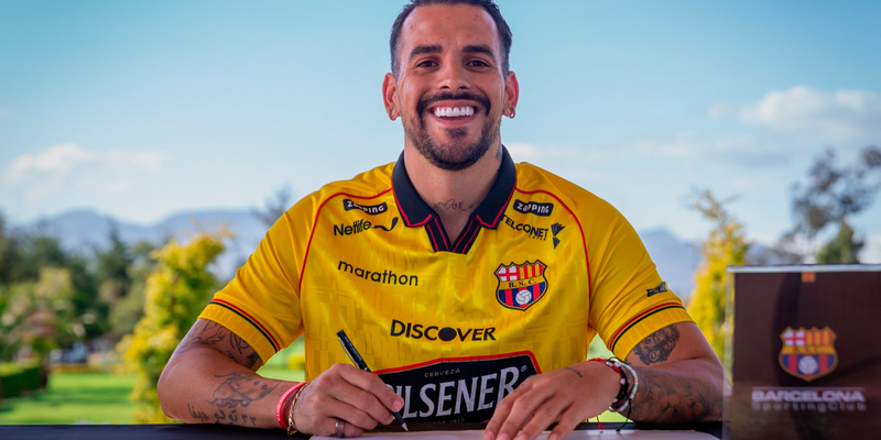 Gol y garra charrúa: Toto Núñez llega a Barcelona SC