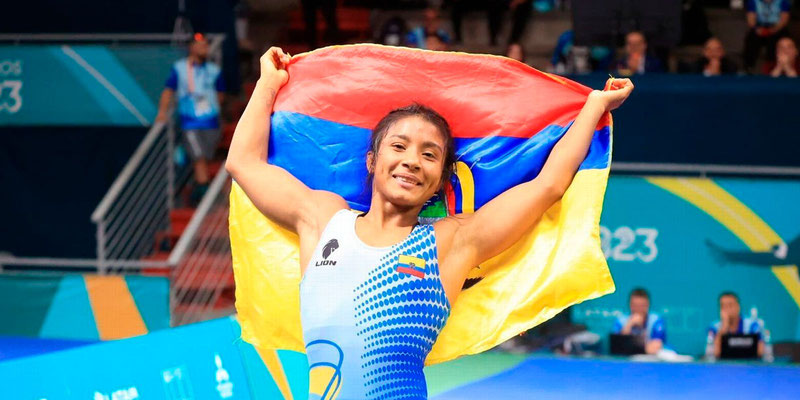 Lucía “La Tigra” Yépez se queda con medalla de plata.
