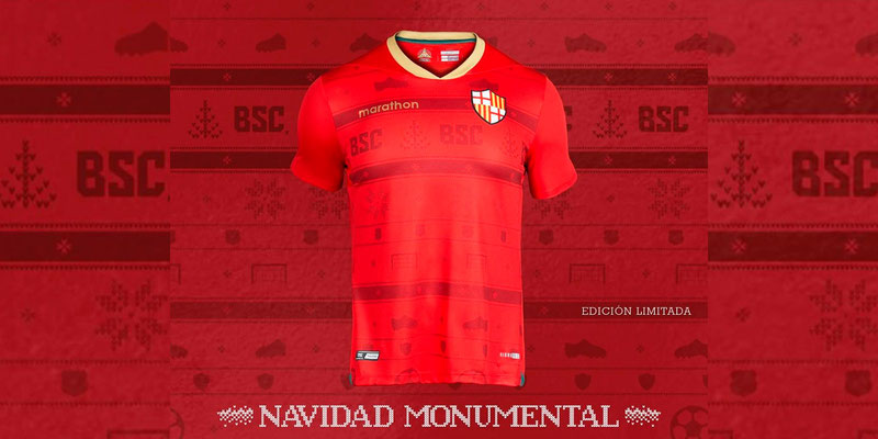 Nueva camiseta navideña de Barcelona SC