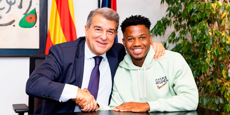 El Barça renueva y blinda a Ansu Fati