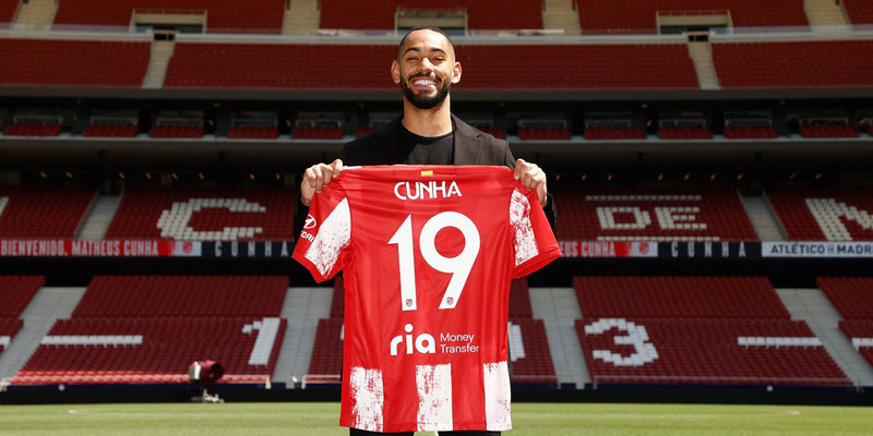Matheus Cunha nuevo atacante del Atlético Madrid