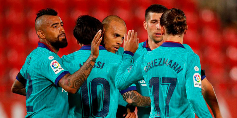 FC Barcelona venció 4-0 a Mallorca en el regreso de la Liga Española