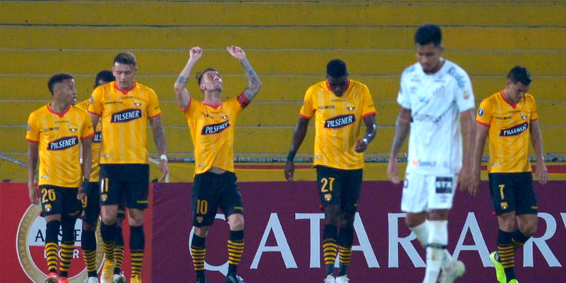 Barcelona SC derrotó a Santos y se quedó con el grupo C
