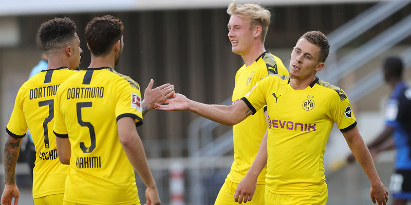 Borussia Dortmund le dio una paliza al Paderborn