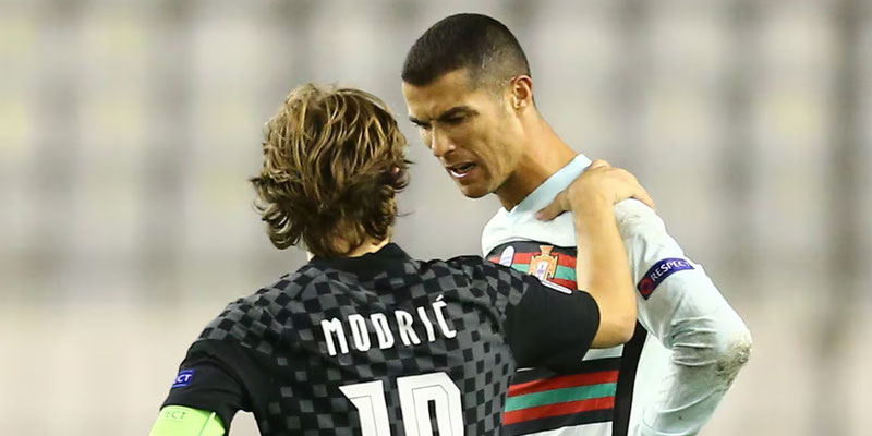 PORTUGAL VS CROACIA: CRISTIANO RONALDO VS LUKA MODRIC
