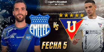 Emelec vs Liga de Quito por la señal de ECDF.