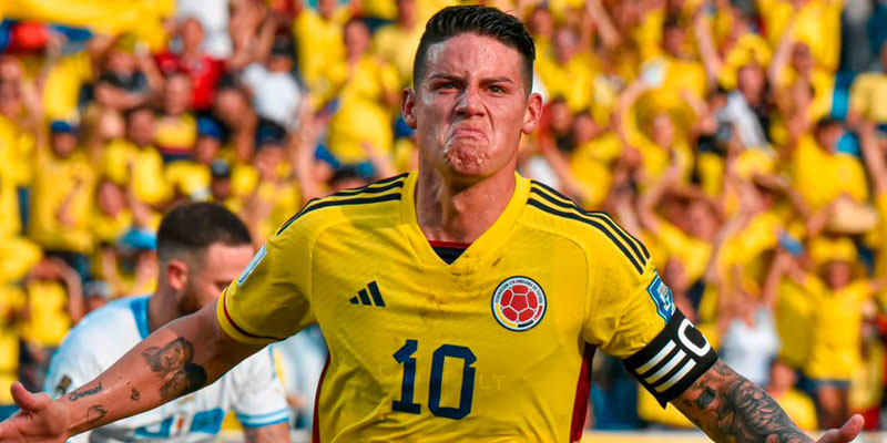 James Rodríguez es duda para enfrentar a La Tri