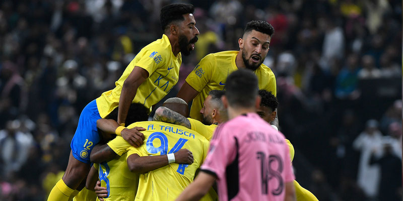Al Nassr no le tuvo piedad al Inter Miami