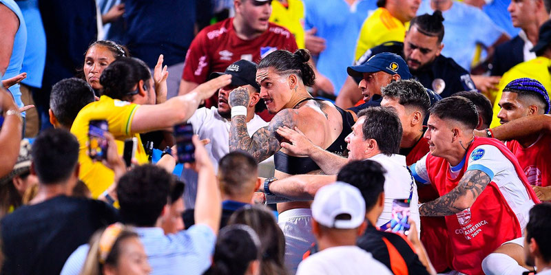 5 jugadores uruguayos suspendidos por CONMEBOL