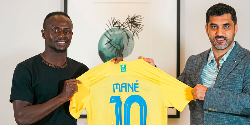 Sadio Mané fue presentado en el Al-Nassr de CR7