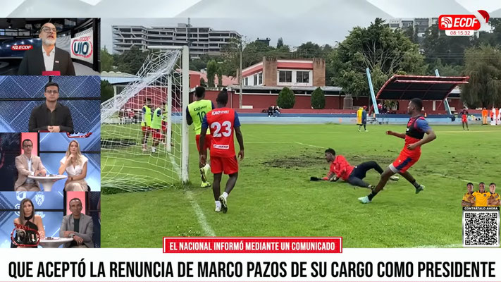 OFICIAL: MARCO PAZOS RENUNCIÓ EL NACIONAL I ECDF UIO