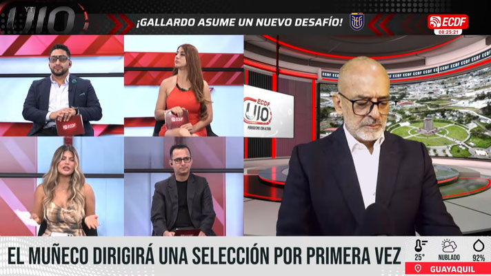 EL MUÑECO GALLARDO LLEGA AL PAÍS l ECDF UIO
