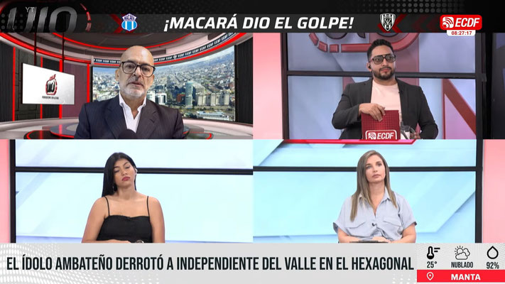 LIGA DE QUITO SE MANTIENE 3ERO Y BARCELONA ÚLTIMO EN EL HEXAGONAL PRINCIPAL - ECDF UIO